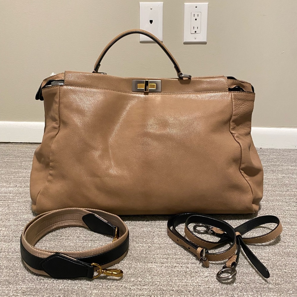Fendi XL Peekaboo with 2 straps